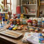 Pintura em pano de prato